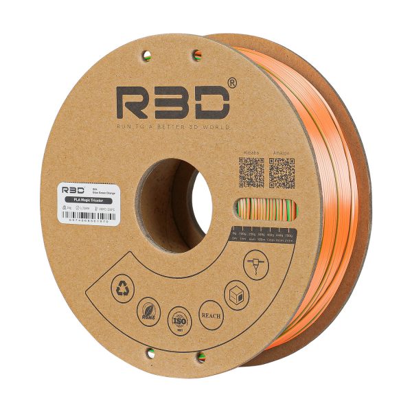 R3D PLA Magic Silk Tri Color