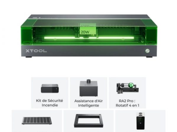 xTool S1 20W - Kit Complet