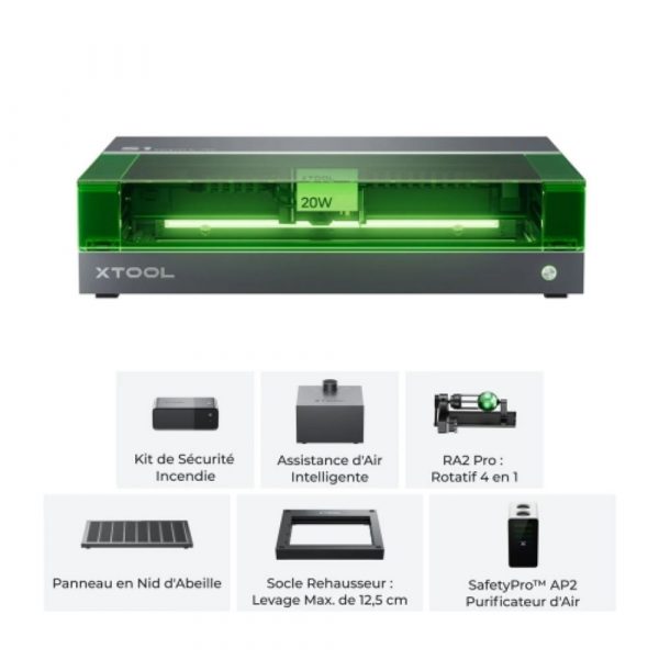 xTool S1 20W - Kit Complet