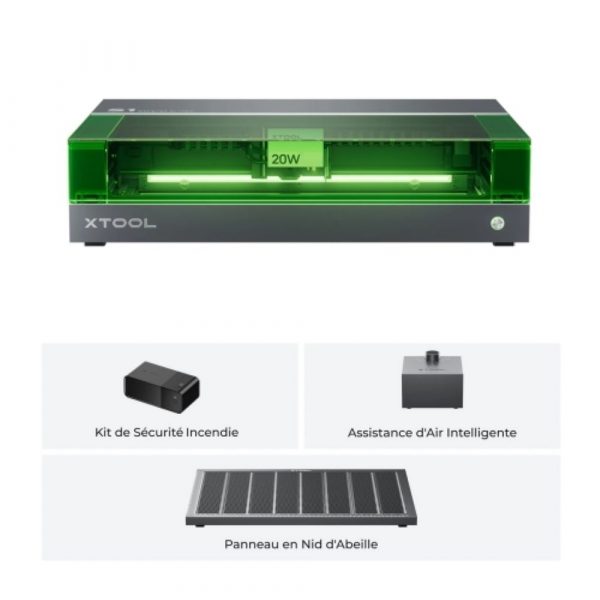 xTool S1 20W - Kit de Base