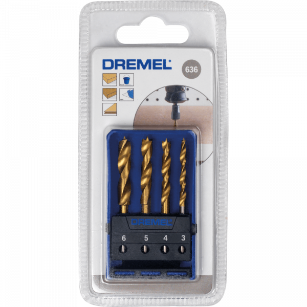 Dremel Jeu de forets à bois 636