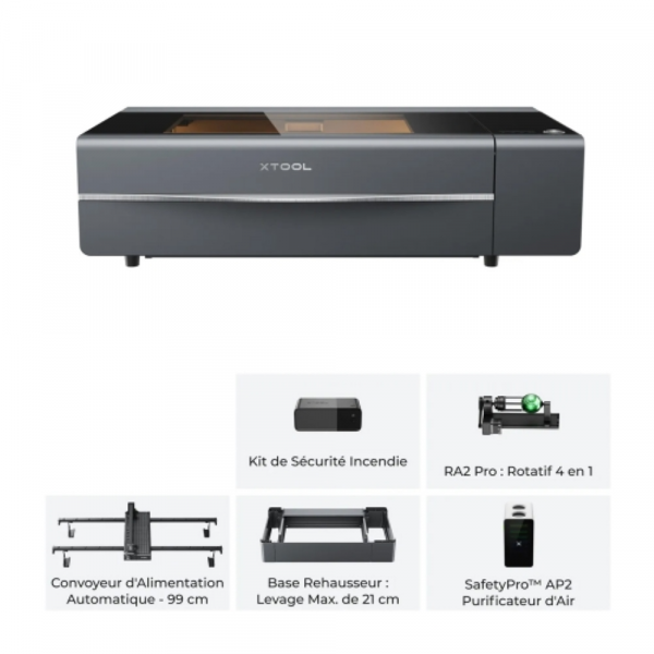 xTool P2S 55W - Kit de Luxe