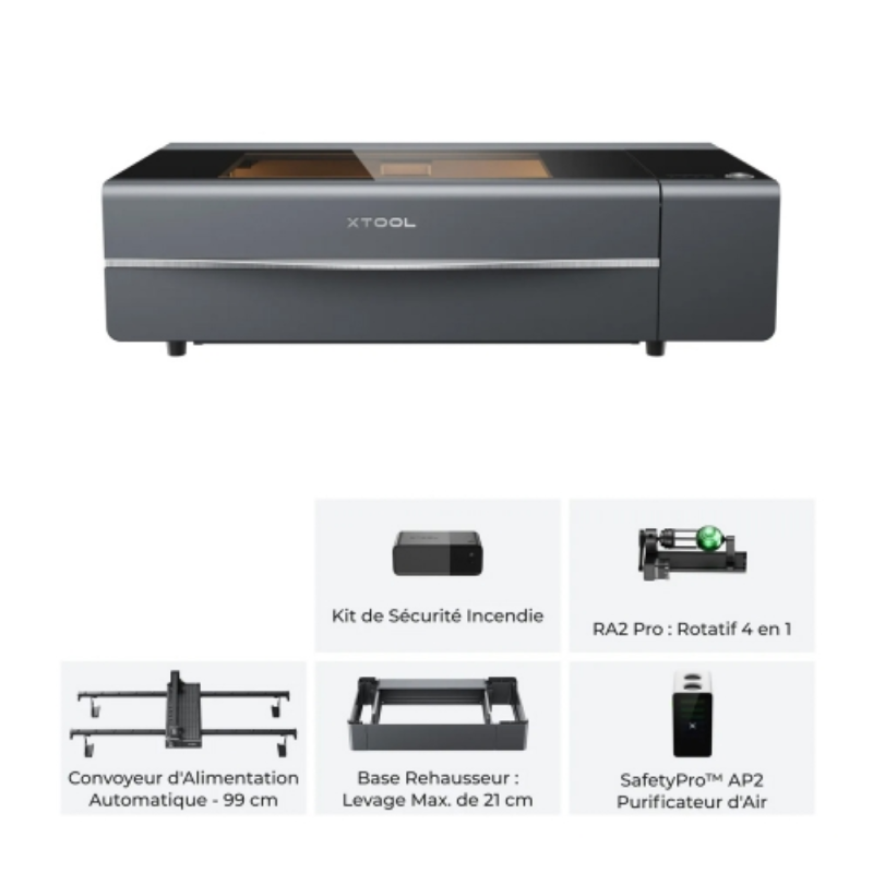 xTool P2S 55W - Kit de Luxe